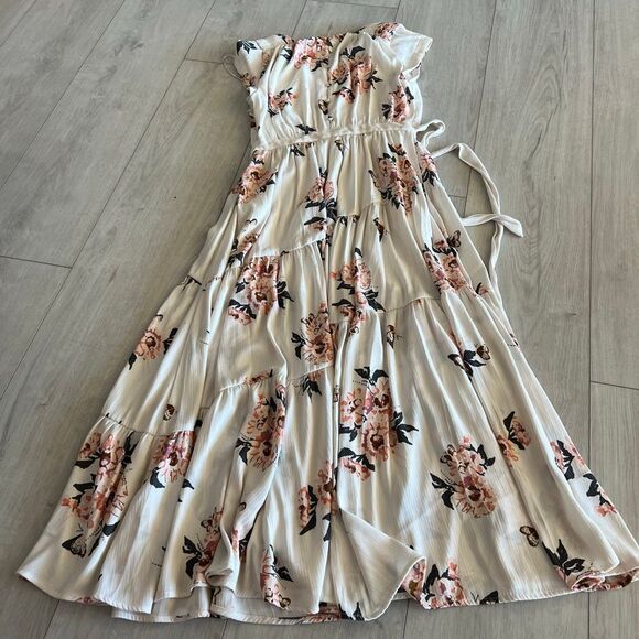 Free People All I Got Floral Boho Maxi Dress size 4 - Picture 5 of 10